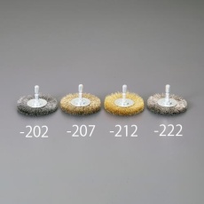【EA819BT-208】75mm 6角軸 ワイヤーブラシ(平型/G線)