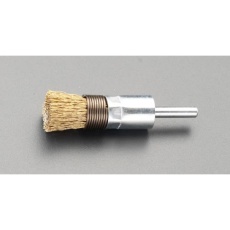 【EA819BT-7】18mm/6.0mm軸 軸付ブラシ(エンド型 スチール製)
