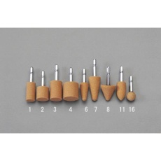 【EA819HY-7】25×50mm/6角軸 軸付砥石(傘/WA)