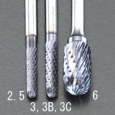 【EA819PG-6】6× 13mm/3mm軸[Coated]超硬バー