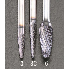 【EA819PH-6】6× 13mm/3mm軸[Coated]超硬バー