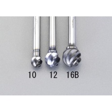 【EA819VT-12】12×10.8mm/6mm軸[Coated]超硬バー(アルミ用)