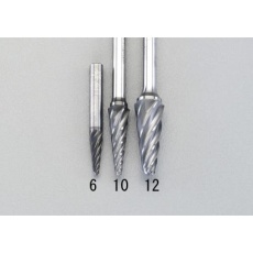 【EA819VX-10】10×19mm/6mm軸[Coated]超硬バー(アルミ用)