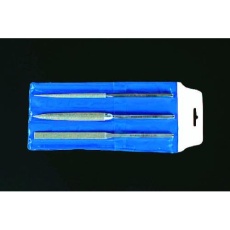 【EA826VK-1】220mm/#140 ダイヤモンドヤスリ(平・半丸・丸・3本組)