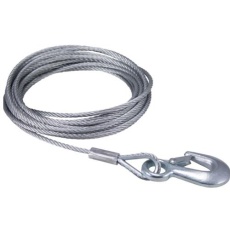 【EA840DB-7】5.5mm× 7.5m ワイヤー(フック付)