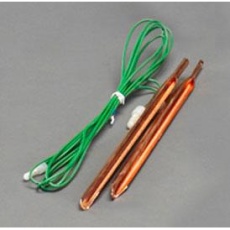 【EA864AN-41】コード付きアース棒(2連)