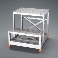 【EA903PA-21】600x400mm/0.3m/1段 作業台(ステンレス製)