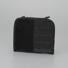 【EA925DB-37】203×165× 25mm 小物ポーチ(黒)