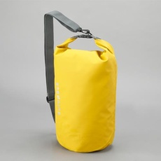 【EA927GA-116】φ250×300mm/15L ロールトップバッグ(防水/イエロー)