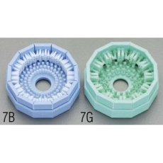 【EA928AG-7G】96×96×40mm ネイルブラシ・除菌(一般用/緑)