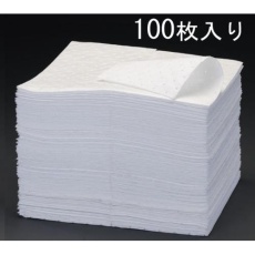 【EA929DE-4】410×460×4mm 油吸着マット(水分離型/100枚)