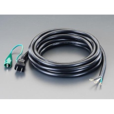 【EA940AD-3】125V/15A/3m プラグ付コード(アース端子付)