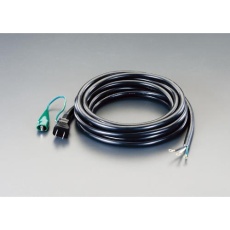 【EA940AD-5】125V/15A/5m プラグ付コード(アース端子付)