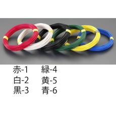 【EA940AT-5】1.25mm2× 20m IV電線(撚線/黄)