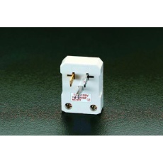 【EA940B-1】AC125V/15A L型プラグ(丸型ケーブル用)
