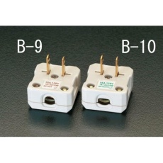 【EA940B-9】AC125V/15A L型プラグ(丸型ケーブル用)