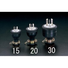 【EA940BW-15】AC250V/15A プラグ(3P)
