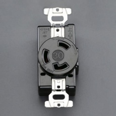 【EA940BZ-103】250V/30A 引掛け埋込コンセント(接地2P)