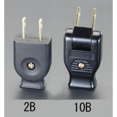 【EA940C-10B】AC125V/15A ビームプラグ(黒)