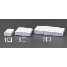 【EA940CE-194】LAN用モジュラージャック(カテゴリー6/4口)