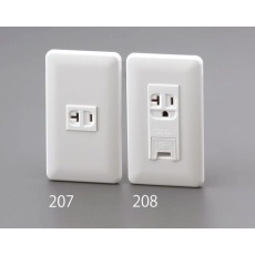 【EA940CF-208】125V/15A・20A兼用 埋込コンセント(アースターミナル付)