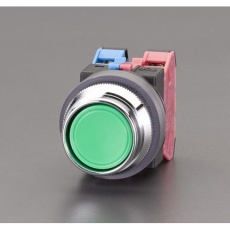 【EA940D-22】1a-1b/30mm 押しボタンスイッチ(突型フルガード/緑)