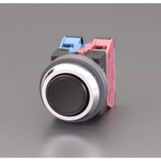 【EA940D-3A】1a-1b/30mm 押しボタンスイッチ(平型/黒)