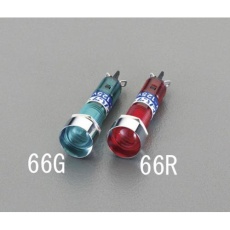 【EA940DB-66R】φ10.2mm 表示灯ネオンブラケット(赤)
