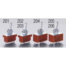 【EA940DH-205】125V/20A(12mm)2極双投/トグルスイッチ