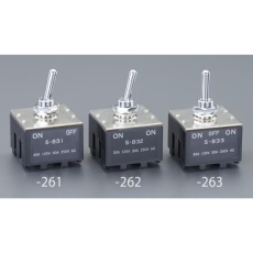 【EA940DH-261】125V/30A(12mm)3極単投トグルスイッチ(大電流用)