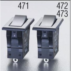 【EA940DH-473】125V/15A 単極双投/ロッカスイッチ(防水型)