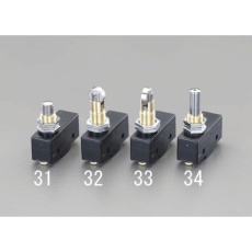 【EA940DK-34】125V/15Aマイクロスイッチ(パネル取付押しボタン)