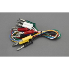 【EA940DT-81】500mm/0.3mm2テストリード(両端バナナプラグ/6本)