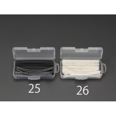 【EA944BF-26】熱収縮チューブセット(白/25ピース)