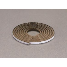 【EA944KD-113】9×9mm/2m すき間用モヘアシール材(ゴールド)