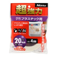 【EA944MF-254】20mm×4.0m 両面テープ・超強力(プラスチック用)