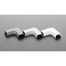【EA947HM-112F】23×53mm モールコーナー(プラスチック製/白/2個)
