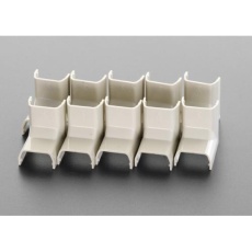 【EA947HM-6H】18×40mm モール継手内曲(プラスチック/ベージュ/10個)