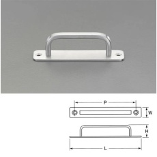 【EA948BJ-92】94mm ランセル取手(ステンレス製)