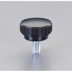 【EA948BX-80】M6×10mm/φ22mm 雄ねじナールドノブ