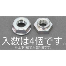 【EA949PY-12】M12 ゆるみ止めナット(三価クロメート/4個)