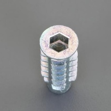 【EA949ST-61】M 6x10mm 鬼目ナット(R)(Dタイプ/三価ホワイト/4個)