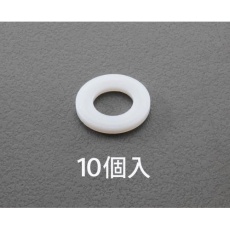【EA949ZA-162】M16/17.0x30.0x3.0mm 平ワッシャー(ナイロン製/10枚)