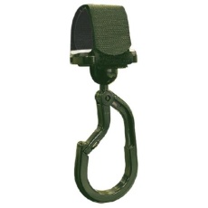 【EA951DV-3】20～40mm/25mm ベルト付回転カラビナ(OD色)