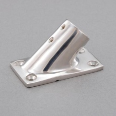 【EA951EW-151】25mm パイプ用アングルベース(ステンレス製)