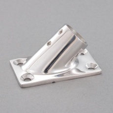 【EA951EW-152】25mm パイプ用アングルベース(ステンレス製)