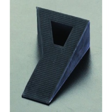 【EA951FA-9】100x30x34mm ドアストッパー(くさび形/ゴム)