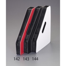 【EA954TD-143】325x260x330mm ファイルスタンド(伸縮式/ブラック)