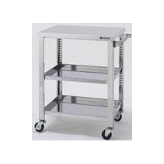 【EA956NA-52】900x450x800mm/100kg ワゴン(三段/ステンレス製)