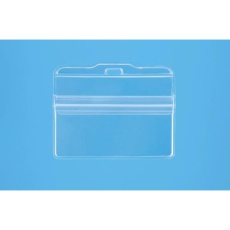 【EA956VA-5A】93×60mm 名札用ホルダー(チャック式/50枚入)